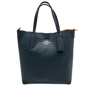 Coach Blue Leather Thea Tote Bag
